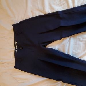 Betabrand Medium Petite navy stretch pants/yoga pants/straight leg